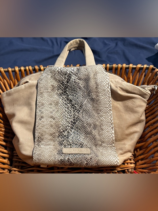 Liebeskind Handbags - Liebskind Berlin Snakeskin Pattern and Cream Designer Women’s Tote